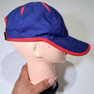 Nike Blue and Red Athletic Cap